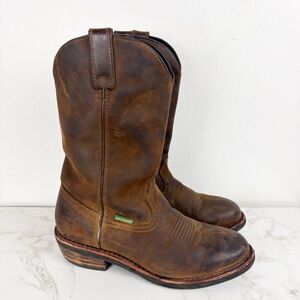 Dan Post Waterproof Leather Work Boots Sz Men’s 8 1/2